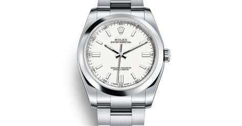 rolex oyster perpetual 36mm white dial